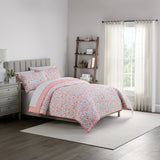 Traditions by Waverly Classic Speckle 3 Piece Quilted Pattern Bedding Set