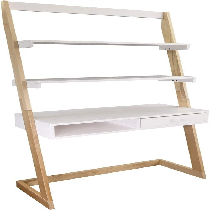 Trails Freestanding Ladder Desk With Drawer - 15"D x 33.75"W x 70.75"H