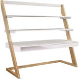 Trails Freestanding Ladder Desk With Drawer - 15"D x 33.75"W x 70.75"H
