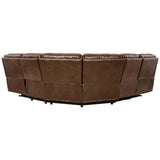 Trambley Walnut Power Reclining Sectional