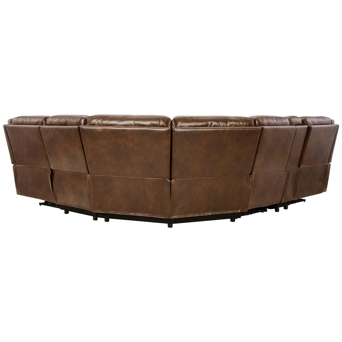Trambley Walnut Power Reclining Sectional