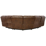 Trambley Walnut Power Reclining Sectional