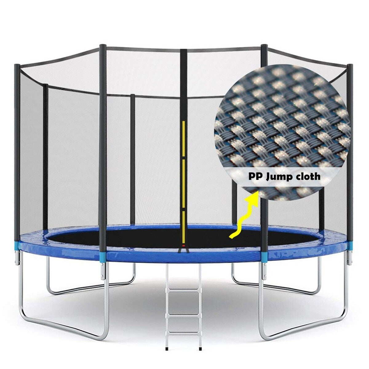 Trampoline 12FT Jump Recreational Trampolines with Enclosure Net