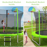 Trampolines 10FT Round Trampoline with Enclosure