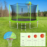 Trampolines 10FT Round Trampoline with Enclosure