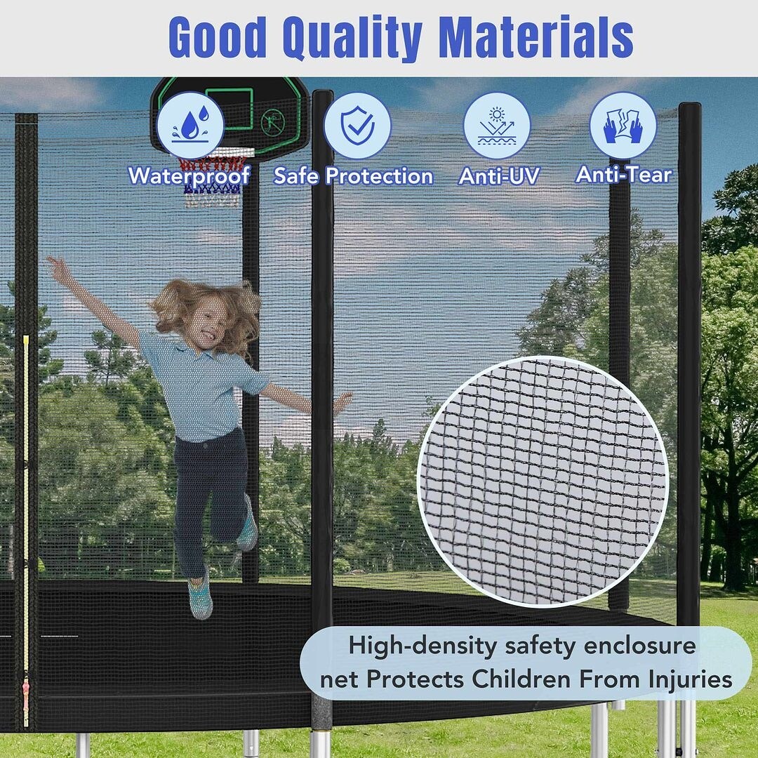 Trampolines 14FT Round Trampoline with Enclosure