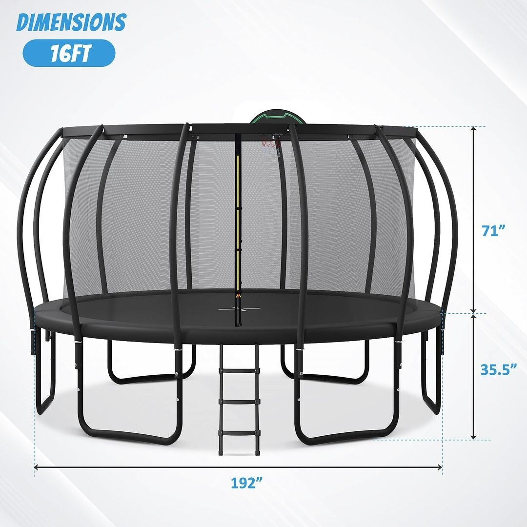 Trampolines Round Trampoline with Enclosure