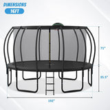 Trampolines Round Trampoline with Enclosure