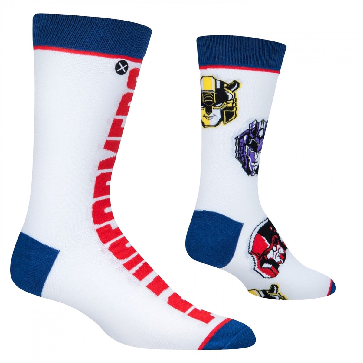 Transformers Pop Art Split Crew Socks