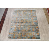 Transitional Art & Craft Distressed Area Rugs Home Decor Heat-Set