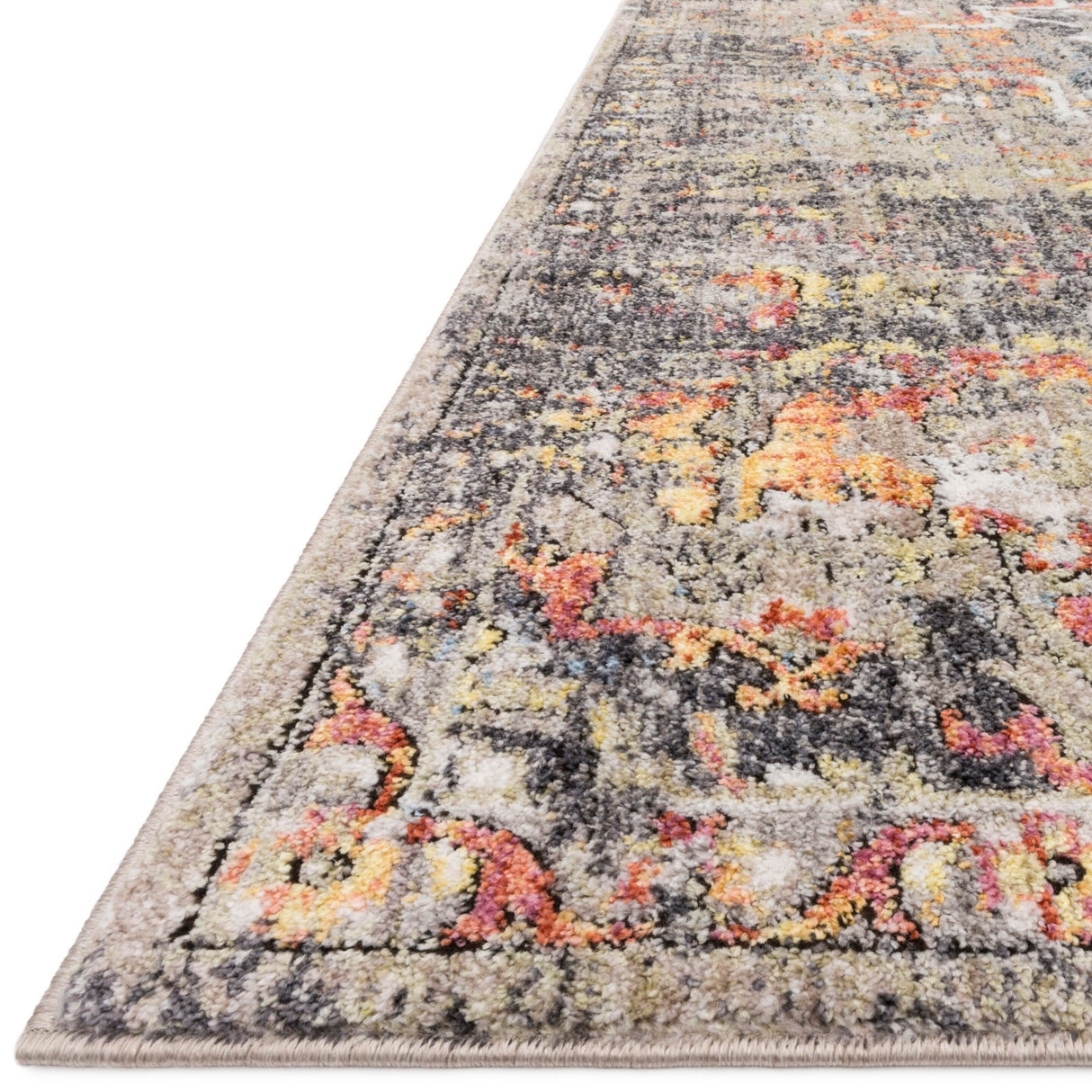 Alexander Home Athens Boho Abstract Distressed Sunset Area Rug