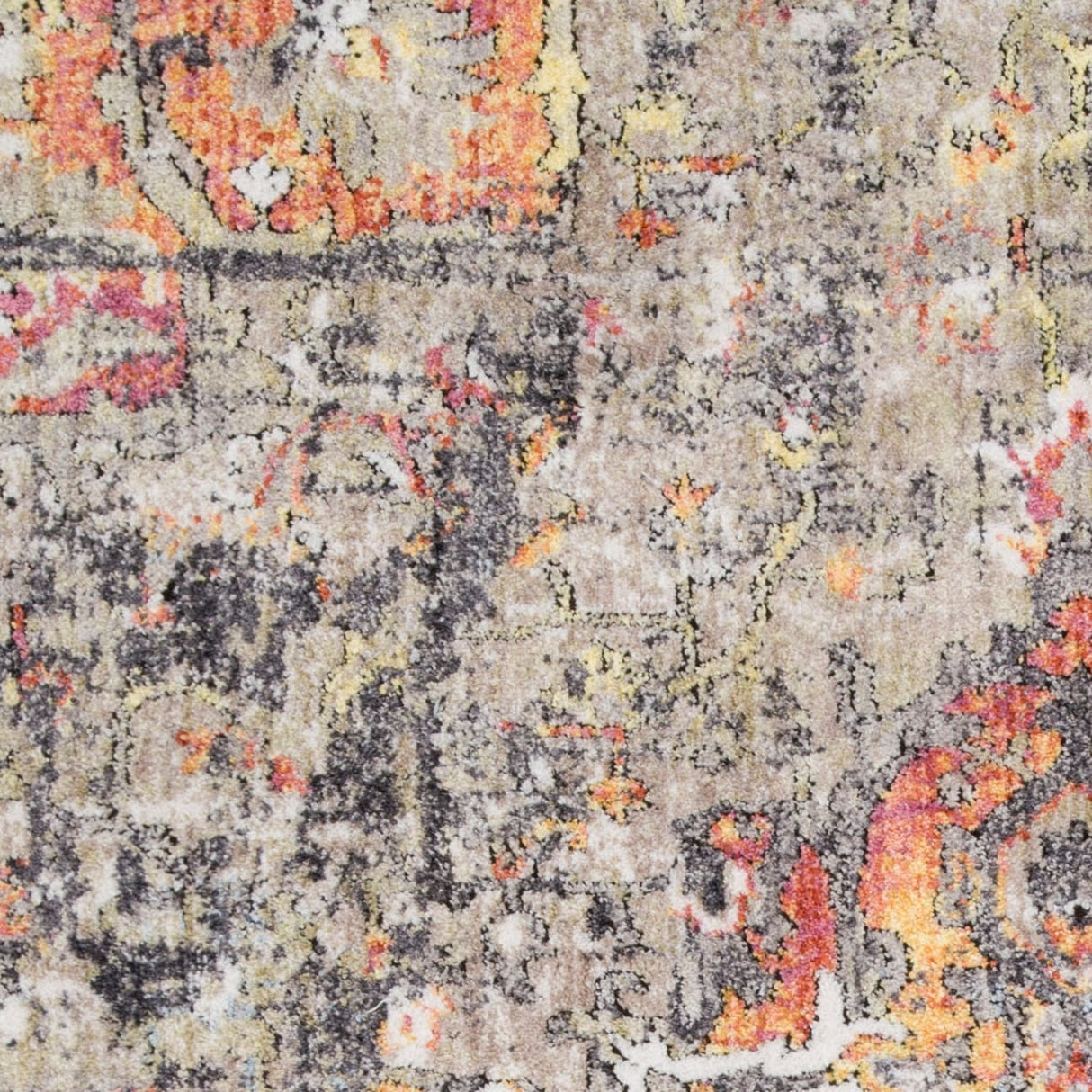 Alexander Home Athens Boho Abstract Distressed Sunset Area Rug