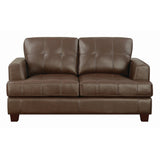 Transitional Brown Loveseat Sleeper