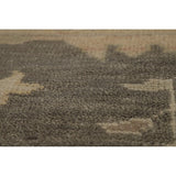 Transitional Grey Oushak Indian Area Rug Hand-Knotted Wool Carpet - 8'3" x 9'10"