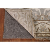 Transitional Oushak Oriental Area Rug Hand-Knotted Wool Carpet - 3'11"x 5'10"