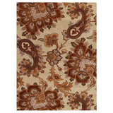 Transitional Paisley Hand Tufted Carpet Indian Oriental Wool Area Rug