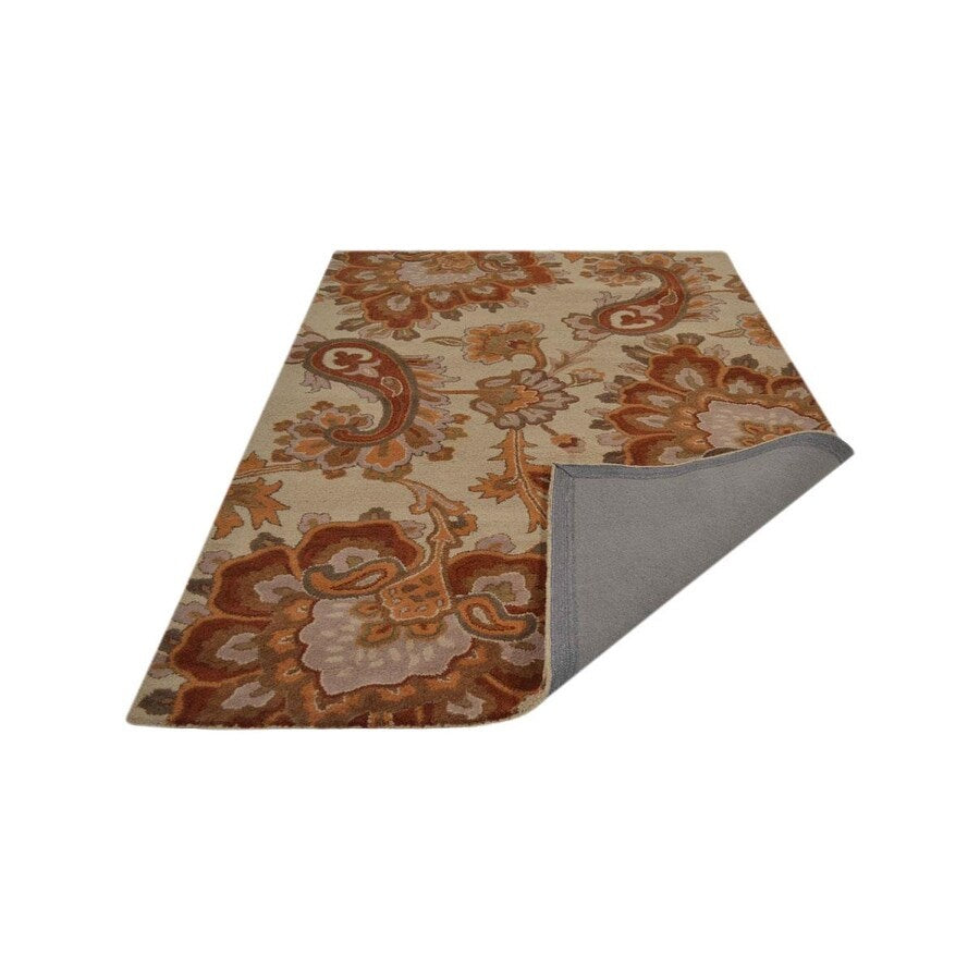 Transitional Paisley Hand Tufted Carpet Indian Oriental Wool Area Rug