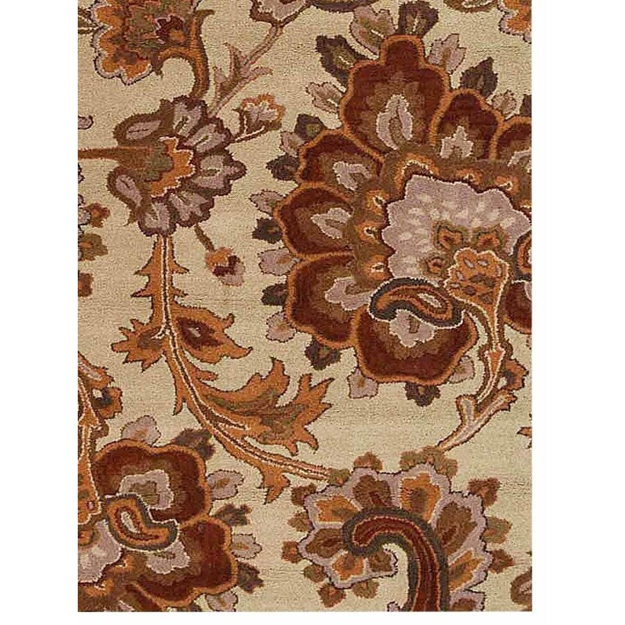 Transitional Paisley Hand Tufted Carpet Indian Oriental Wool Area Rug