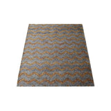 Transitional Sumak Carpet Hand Made Chevron Indian Oriental Area Rug - 4' x 6'