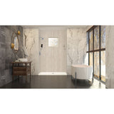 Transolid FL4836C-31 Linear 48-in L x 36-in W Single Threshold Shower Base with a Center Drain - 48-in L x 36-in W