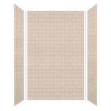 Transolid SaraMar 36-In X 60-In X 96-In Glue to Wall Shower Walls - 60" x 36" x 96" - 60" x 36" x 96"