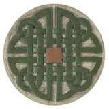 Transpac Stone 10 in. Green St. Patrick's Day Celtic Garden Stone