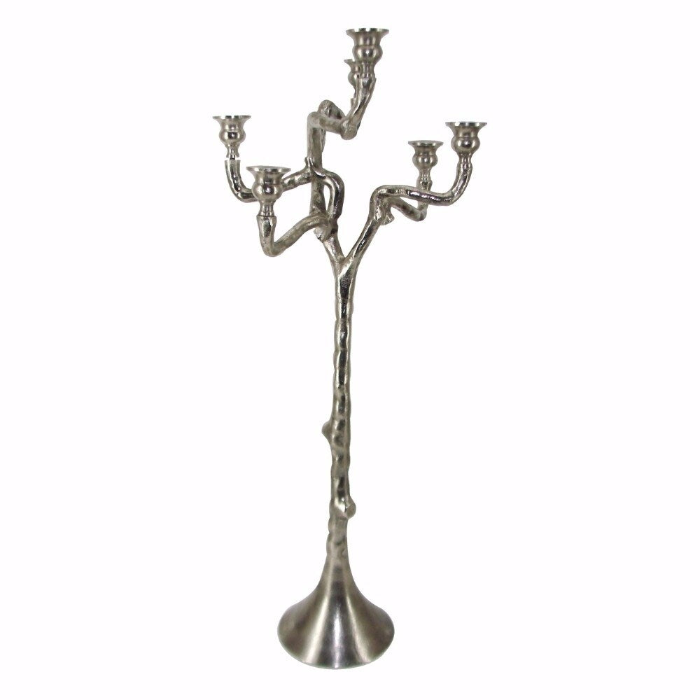 Tree-Inspired Stavros Aluminum Candle Holder