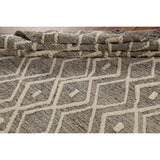 Trellis Moroccan Area Rug Handmade Oriental Wool Carpet - 6'10"x 10'3"
