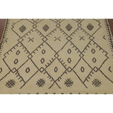 Trellis Moroccan Oriental Area Rug Handmade Bedroom Wool Carpet - 5'6" x 7'10"