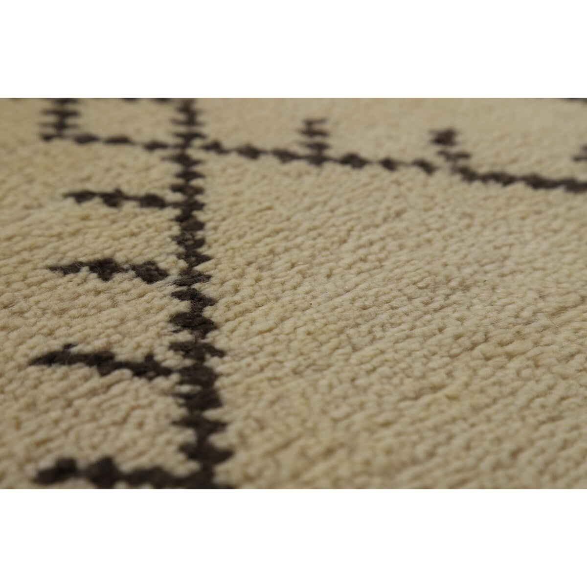 Trellis Moroccan Oriental Area Rug Handmade Bedroom Wool Carpet - 5'6" x 7'10"