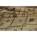 Trellis Moroccan Oriental Area Rug Handmade Bedroom Wool Carpet - 5'6" x 7'10"