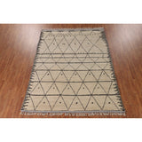 Trellis Moroccan Style Area Rug Hand-Knotted Wool Carpet - 7'10" x 10'3"