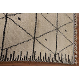 Trellis Moroccan Style Area Rug Hand-Knotted Wool Carpet - 7'10" x 10'3"
