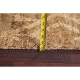 Trellis Oushak Jute/ Wool Oriental Living Room Area Rug Hand-knotted - 9'10" x 13'3"