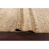 Trellis Oushak Jute/ Wool Oriental Living Room Area Rug Hand-knotted - 9'10" x 13'3"