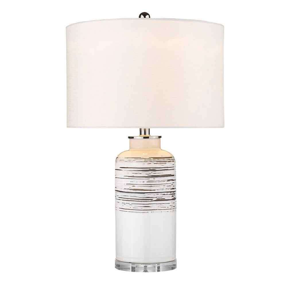 Trend Home 1-Light Polished Nickel Table Lamp