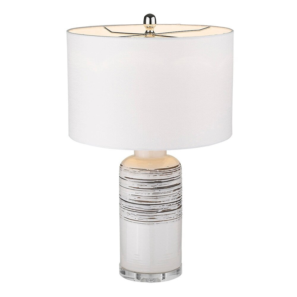 Trend Home 1-Light Polished Nickel Table Lamp