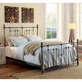 Furniture of America Trenton Industrial Grey Metal Panel Bed