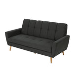Treston Mid-Century Modern Fabric Tufted Sofa by Christopher Knight Home