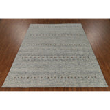 Tribal Animals Gabbeh Oriental Area Rug Handmade Wool Carpet - 8'1"x 9'9"