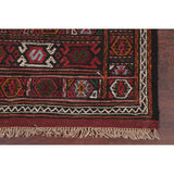 Tribal Animals Kilim Sumak Hand Woven Woolen Persian Carpet Rug - 6'1" x 3'3" runner