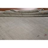 Tribal Gabbeh Area Rug Hand-Knotted Wool Carpet - 7'10"x 9'8"