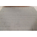 Tribal Gabbeh Area Rug Hand-Knotted Wool Carpet - 7'10"x 9'8"