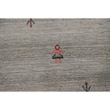 Tribal Gabbeh Area Rug Hand-Knotted Wool Carpet - 7'10"x 9'8"