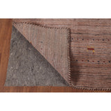 Tribal Gabbeh Area Rug Handmade Blue Wool Carpet - 6'2"x 9'9"
