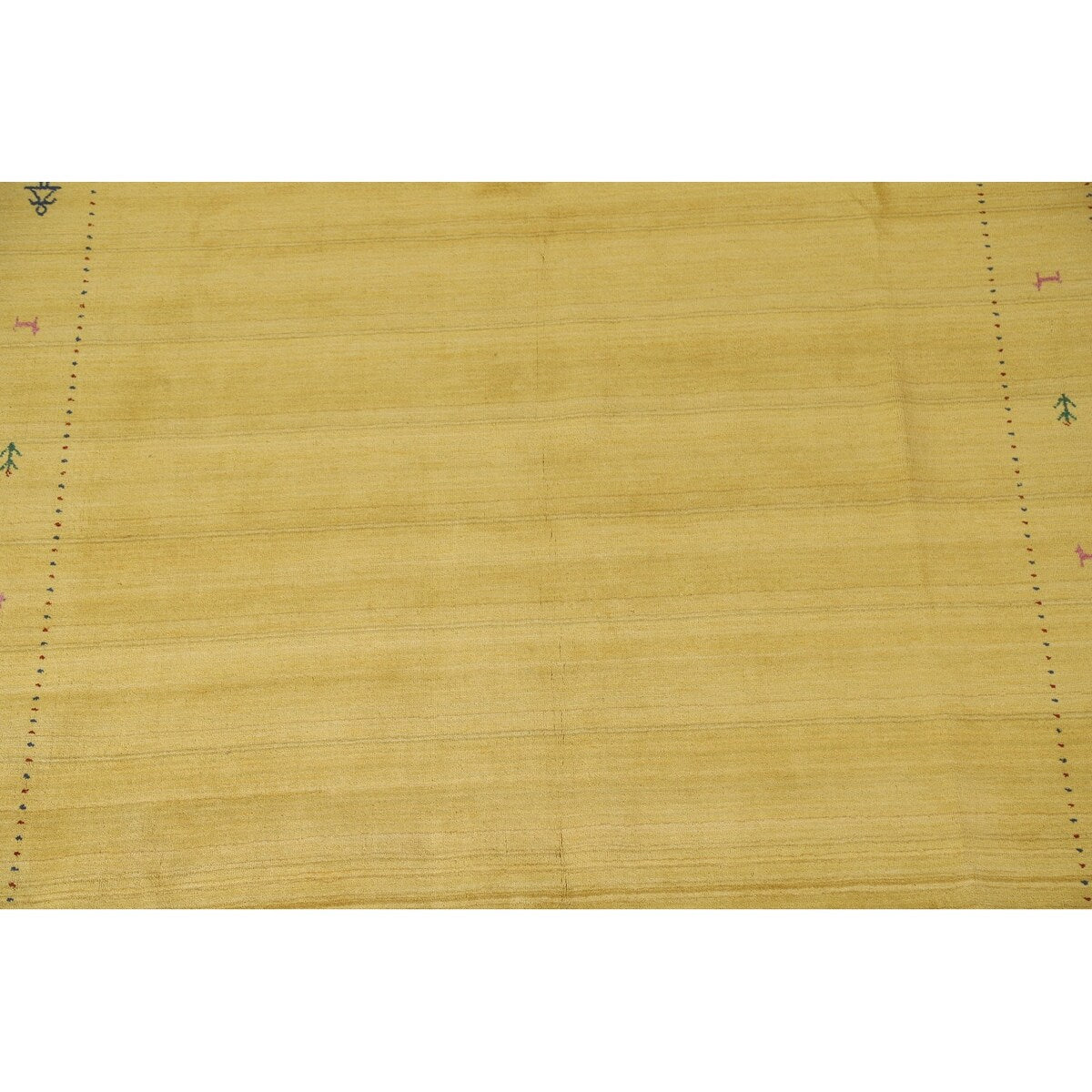 Tribal Gabbeh Area Rug Handmade Oriental Wool Carpet - 8'2"x 9'10"
