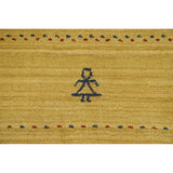 Tribal Gabbeh Area Rug Handmade Oriental Wool Carpet - 8'2"x 9'10"