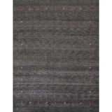 Tribal Gabbeh Indian Area Rug Handmade Grey Wool Carpet - 8'4" x 9'9"