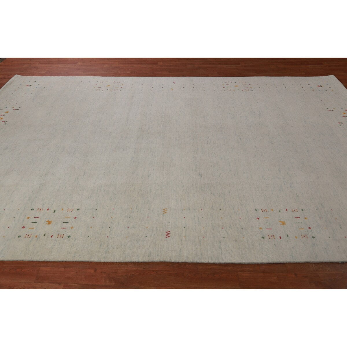 Tribal Gabbeh Indian Area Rug Handmade Wool Carpet - 7'5" x 11'7"