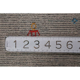 Tribal Gabbeh Indian Area Rug Handmade Wool Carpet - 7'5" x 11'7"